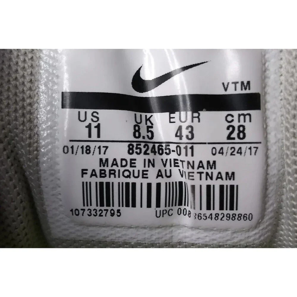 Nike Air Max Sequent 2 Shoes Women's Size 11 Platinum Grey Bone